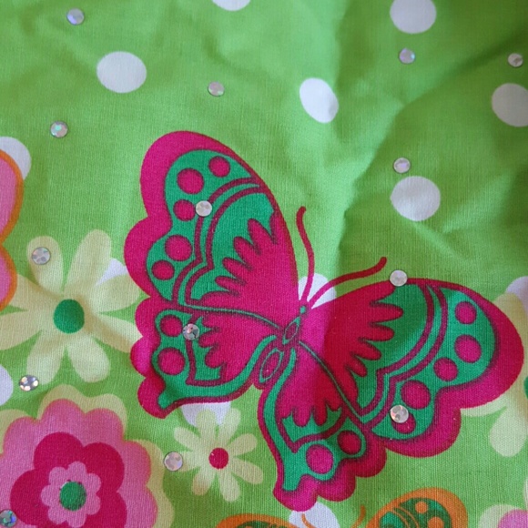 Sweet Brand Sequin Butterfly and Flower Dress - Picture 4 of 7